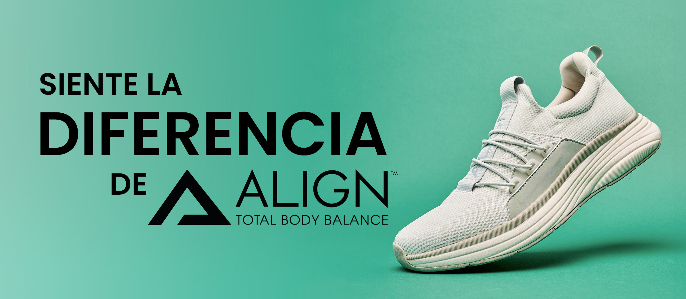 Siente la diferencia de Align el equilibrio corporal total. Theora en blanco.